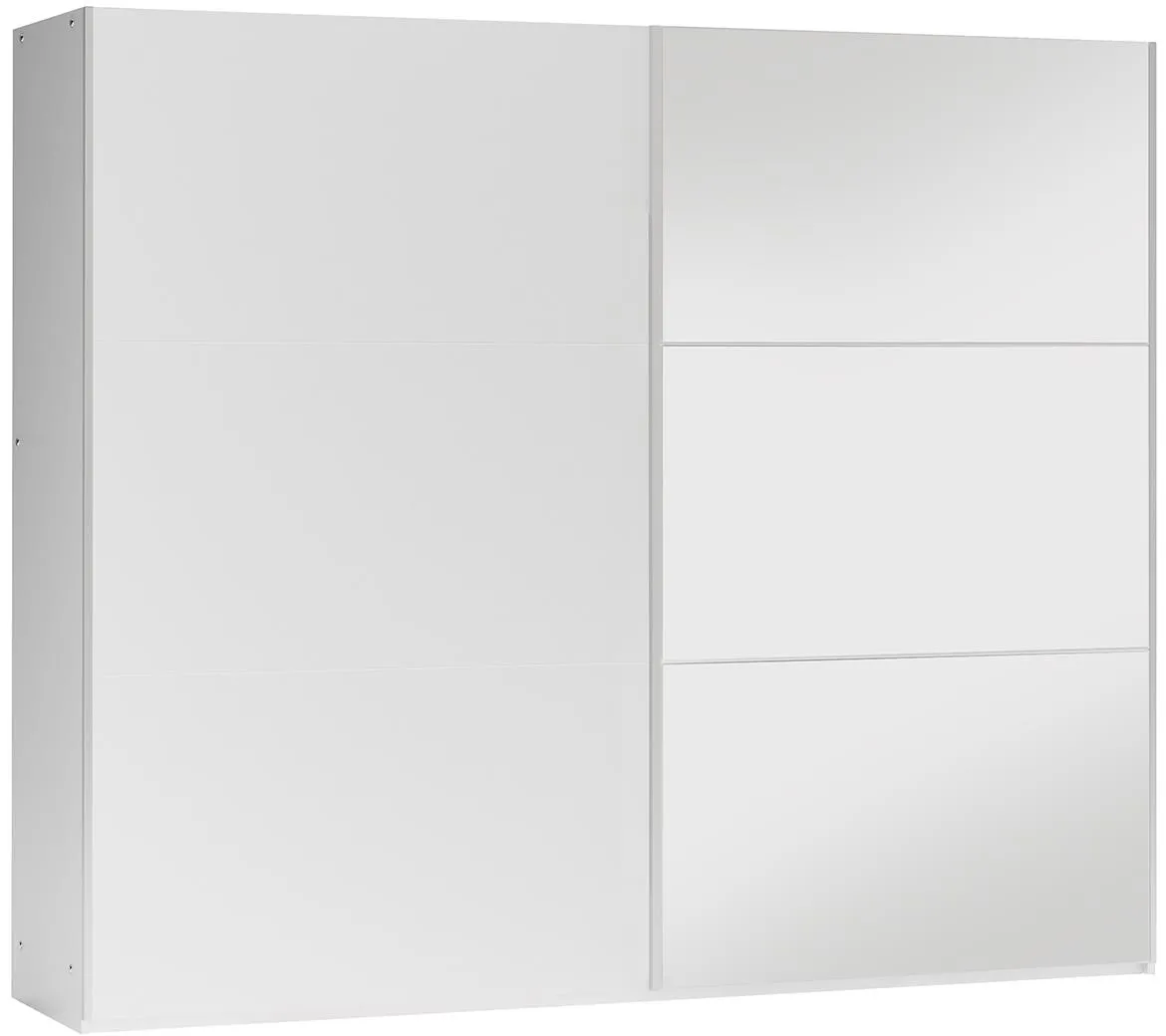 Vigo kl.ormar 2 vrata/ogledalo 250x65x215 cm beli