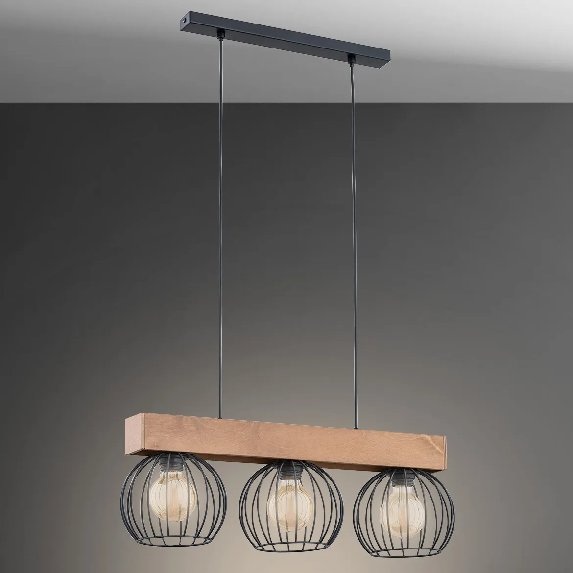 Viseća lampa Arizan crna