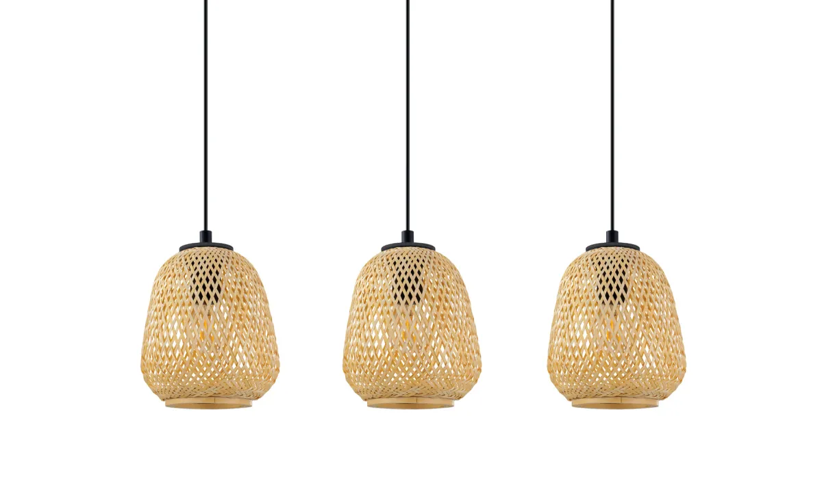 Viseća lampa Dembleby 3 crna