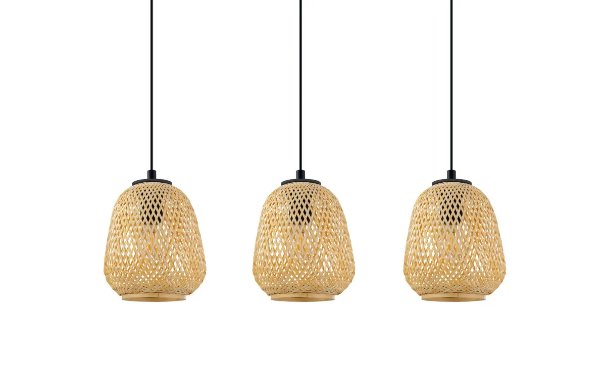 Viseća lampa Dembleby 3 crna