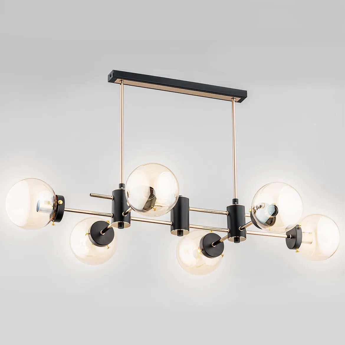 Viseća lampa Linio Sola crna