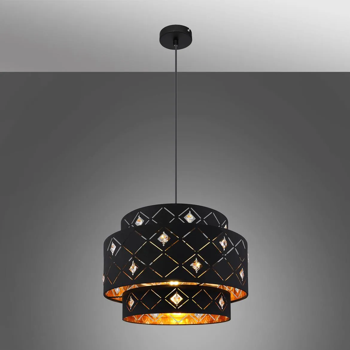 Viseca lampa Abbey 40x140cm