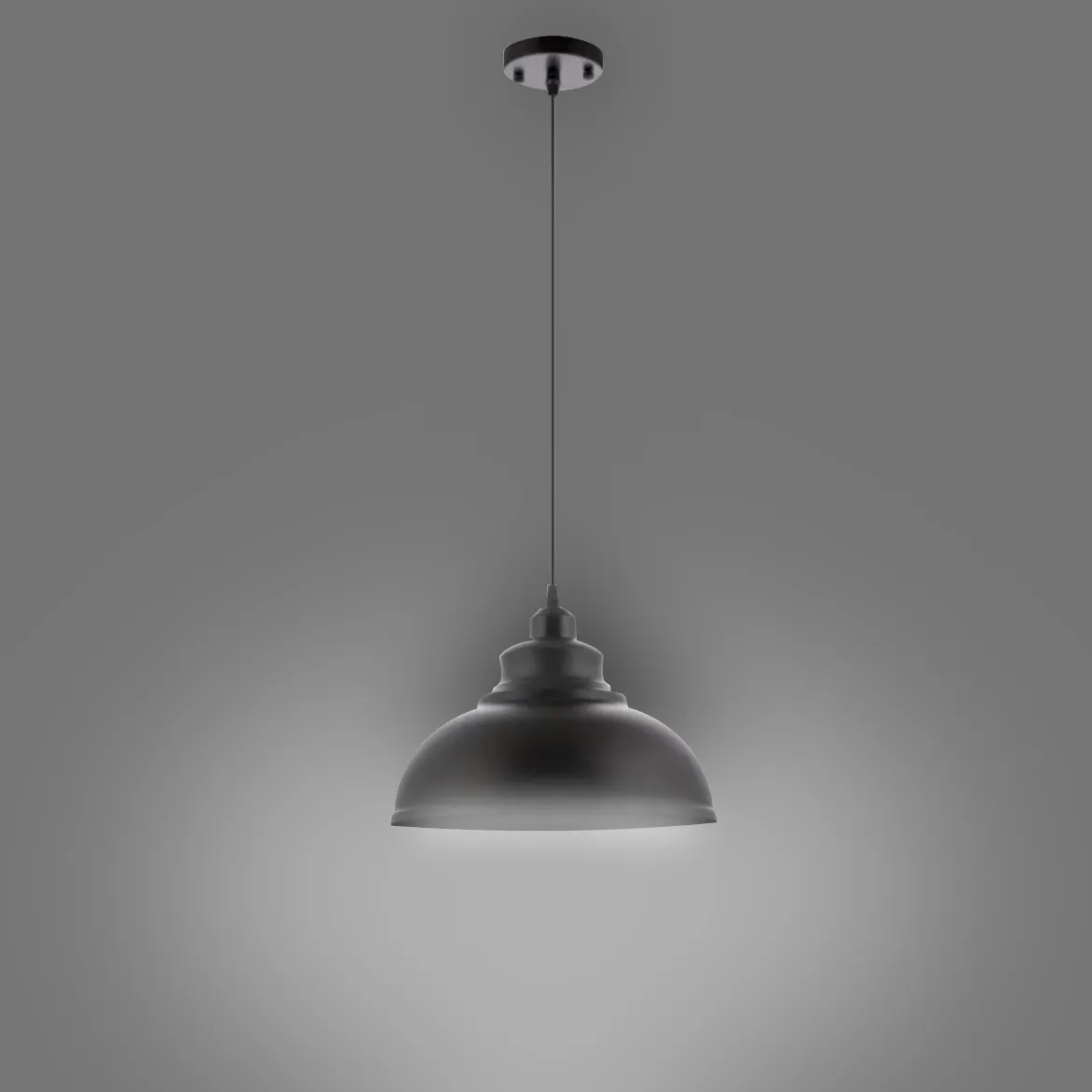 Viseca lampa Astor crna