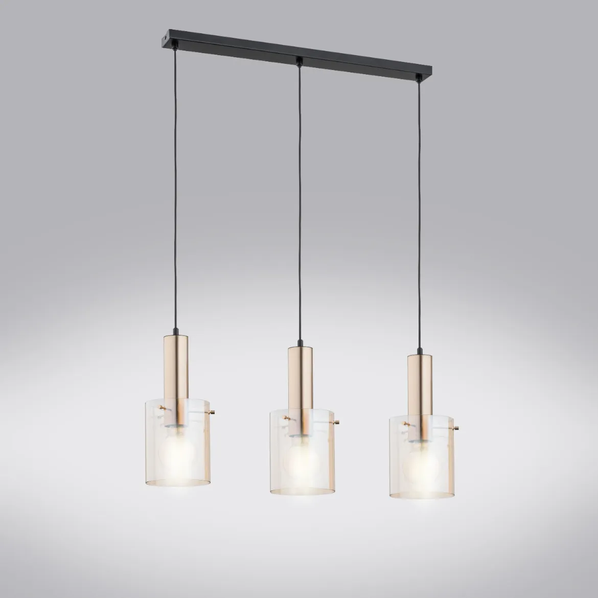 Viseca lampa Celina 3 zlatna