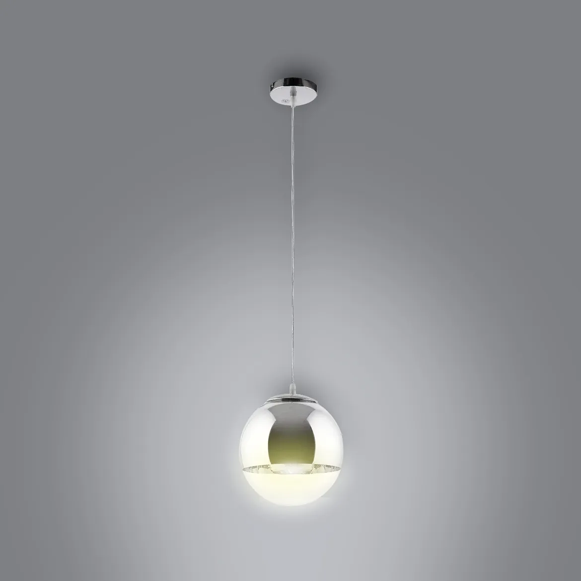 Viseca lampa Circle siva