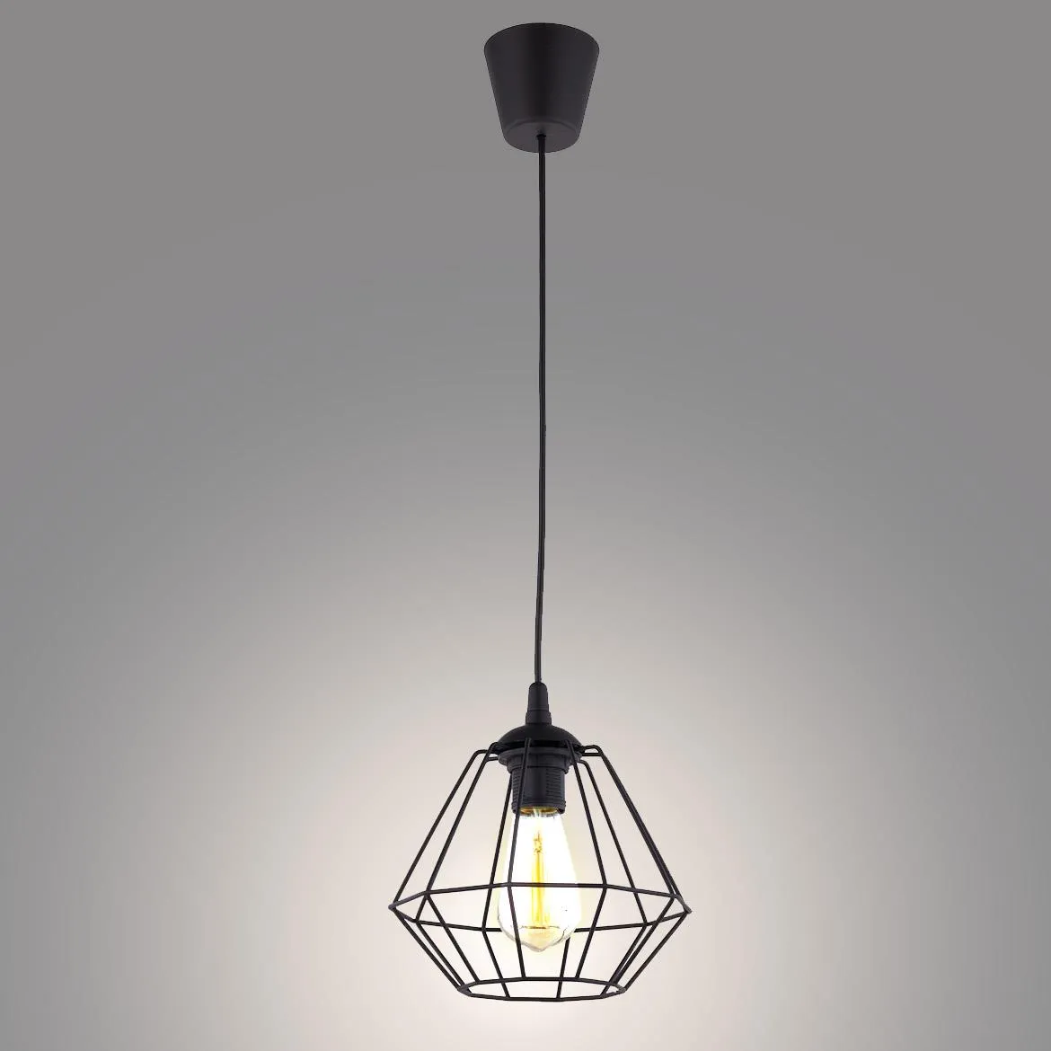 Viseca lampa Diamond 1 20x110cm crna