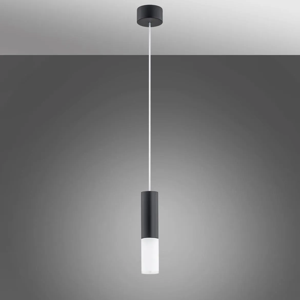 Viseca lampa Eliot 1 crna