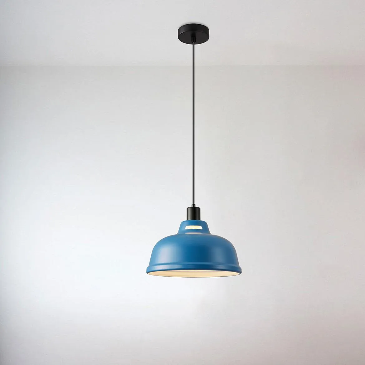 Viseca lampa Ezekiel plava
