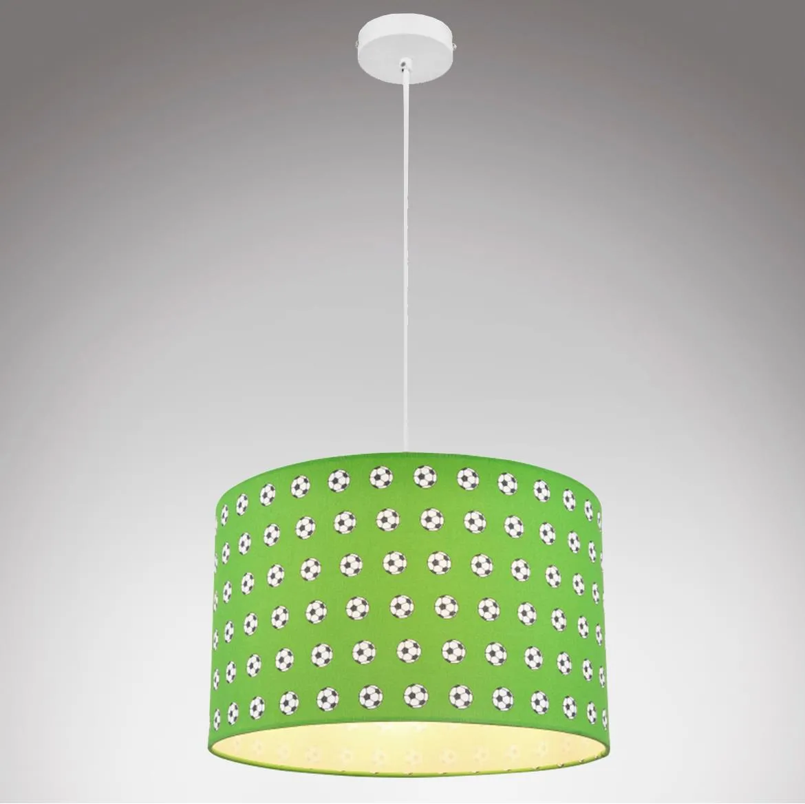 Viseca lampa Football zelena