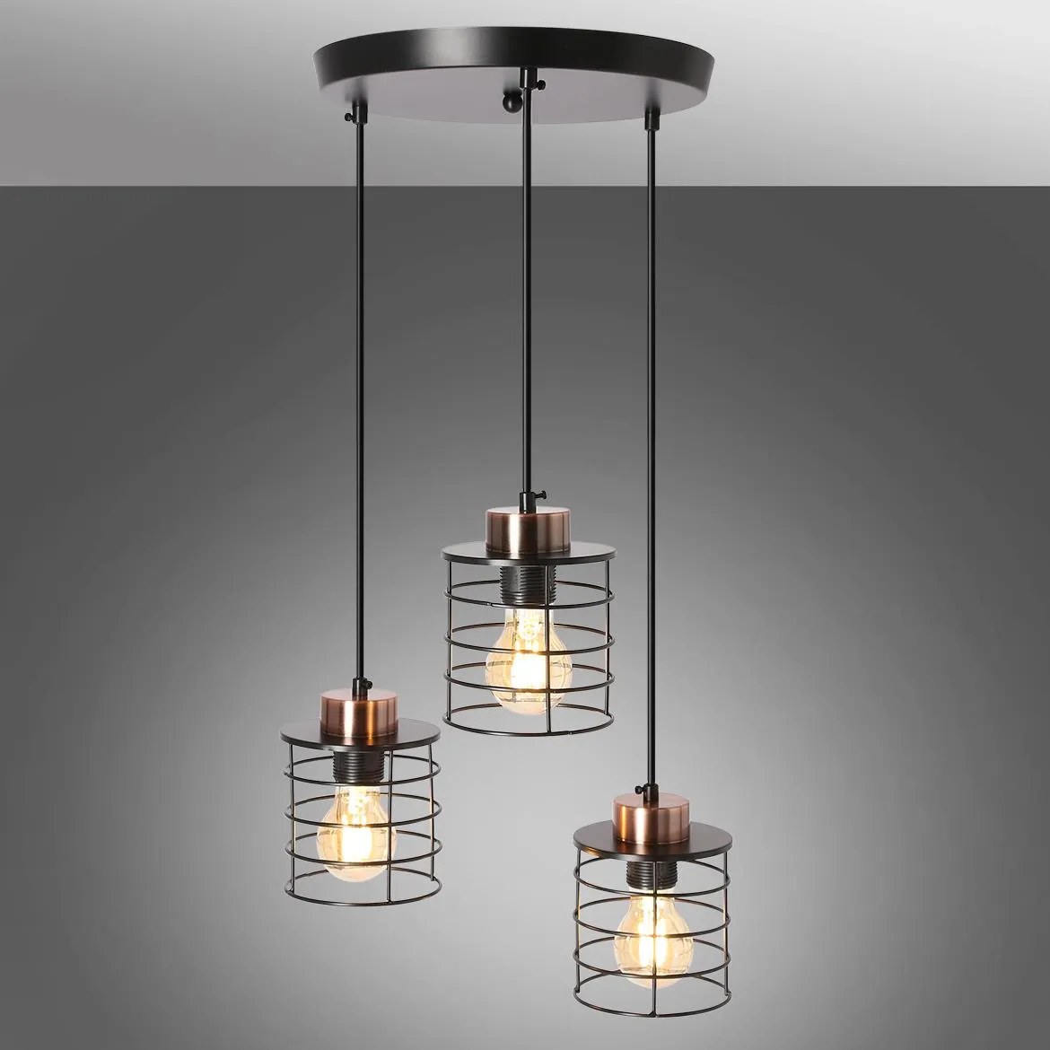 Viseca lampa Globus 3