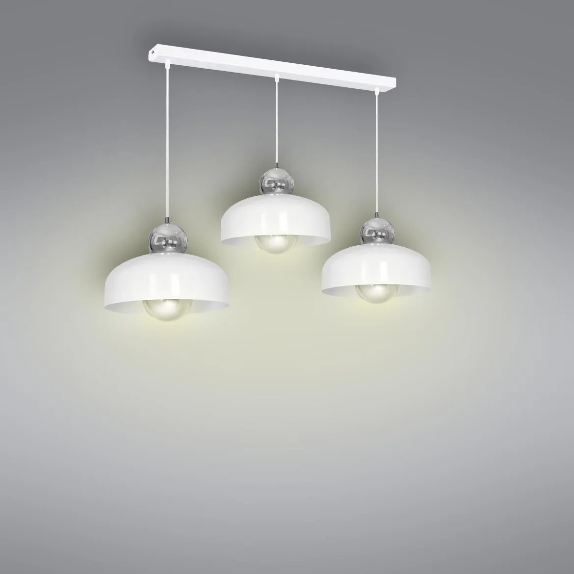 Viseca lampa Harald 3 bela