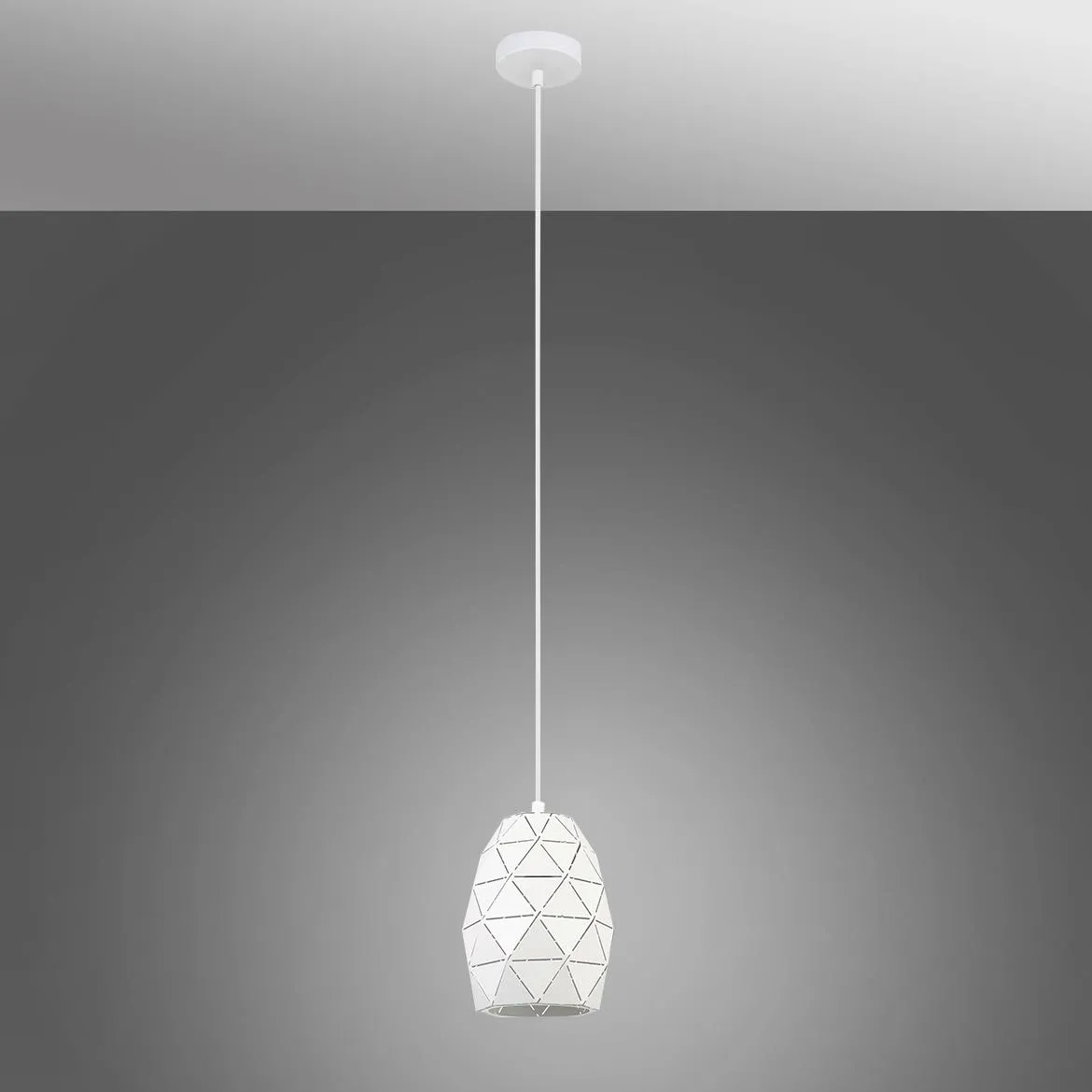 Viseca lampa Harley 1 15x102cm bela
