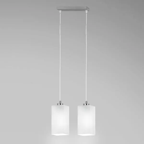 Viseca lampa Ice 2 srebrna