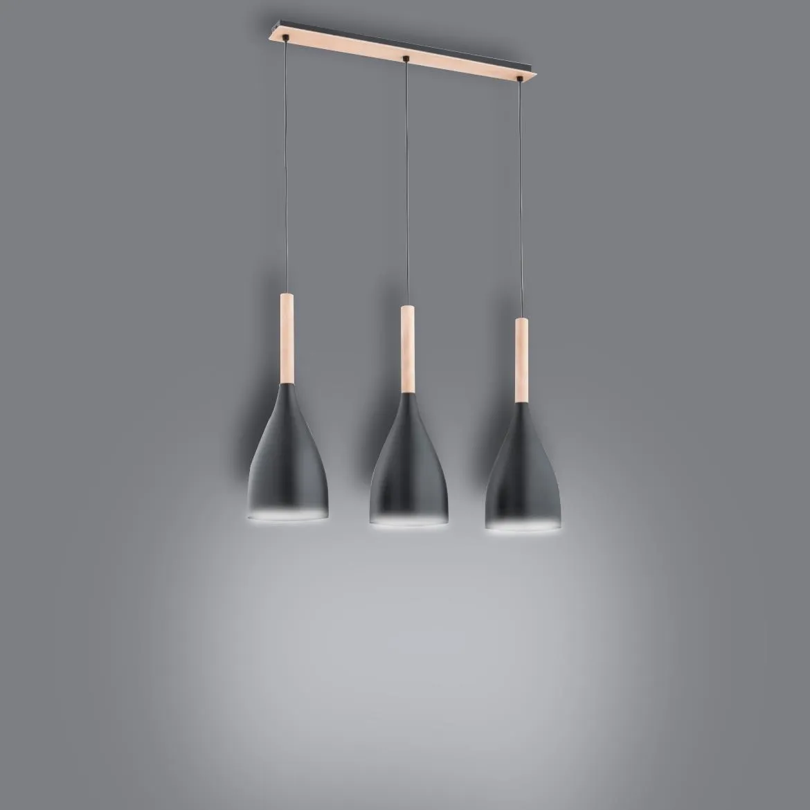 Viseca lampa Juice 3 crna