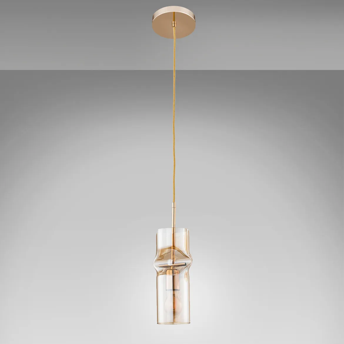 Viseca lampa Kapris 1 zlatna