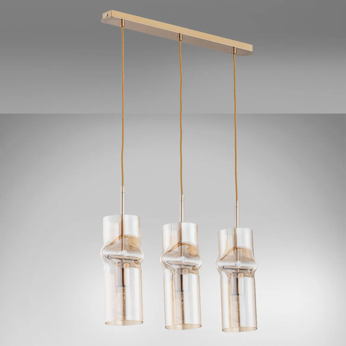 Viseca lampa Kapris 3 52x75cm zlatna