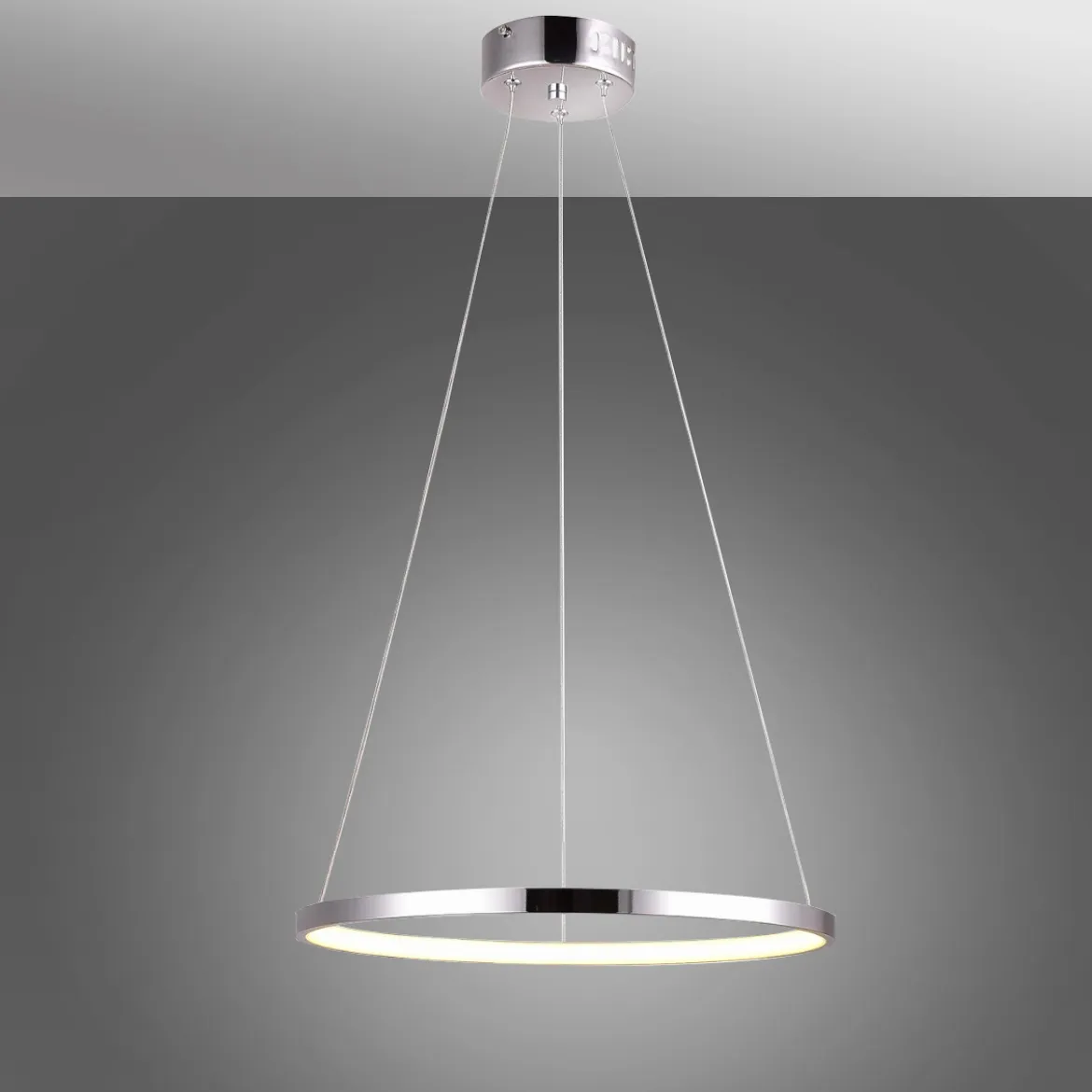 Viseca lampa Lune LED 29x100cm srebrna