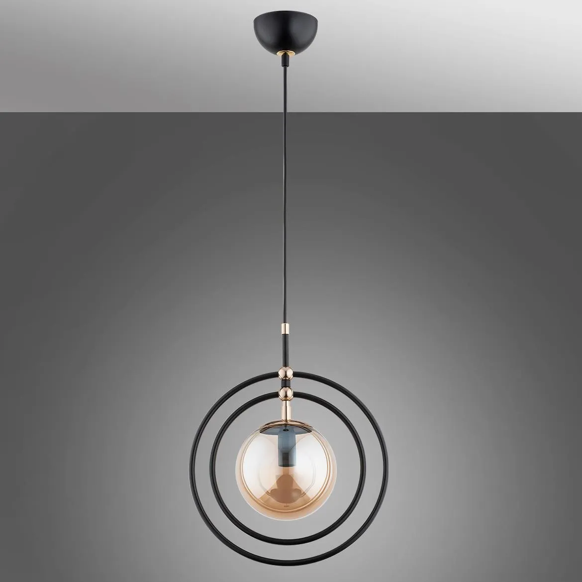 Viseca lampa Mandi 1 crna