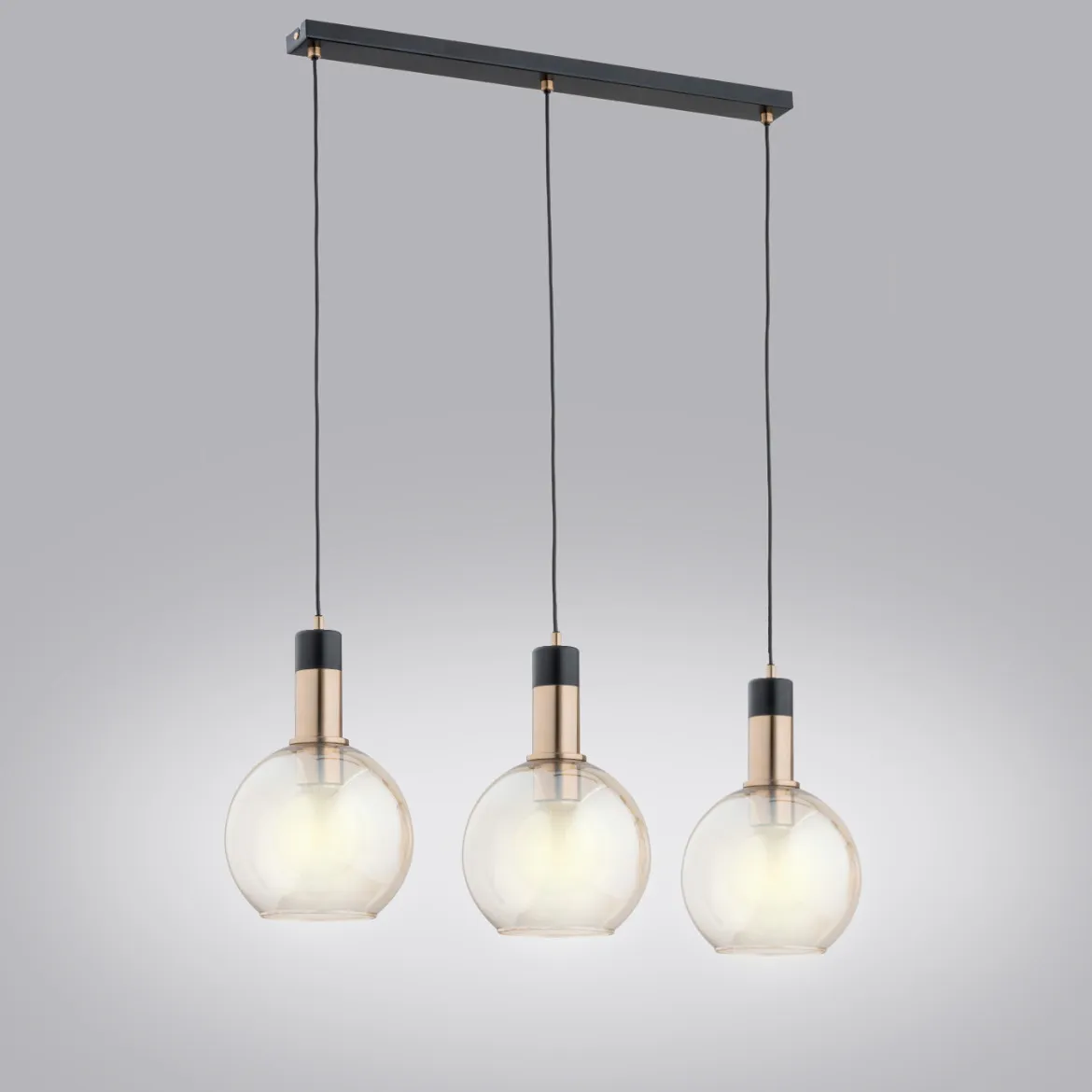 Viseca lampa Maya 3 zlatna