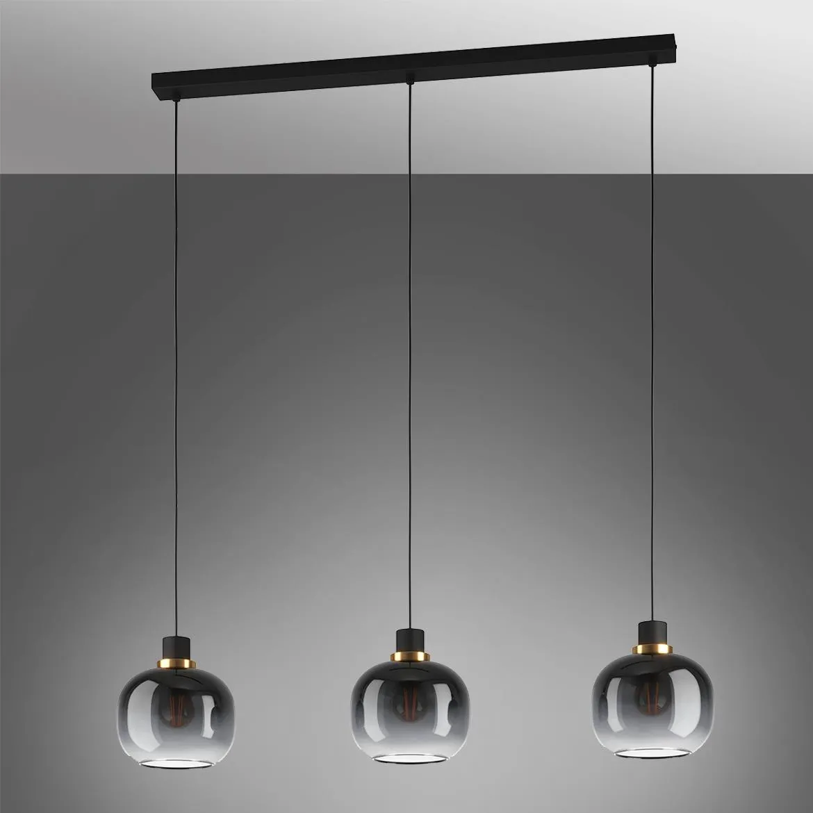 Viseca lampa Oilella 3 crna