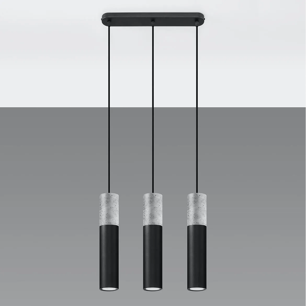 Viseca lampa Pennala 3 crna