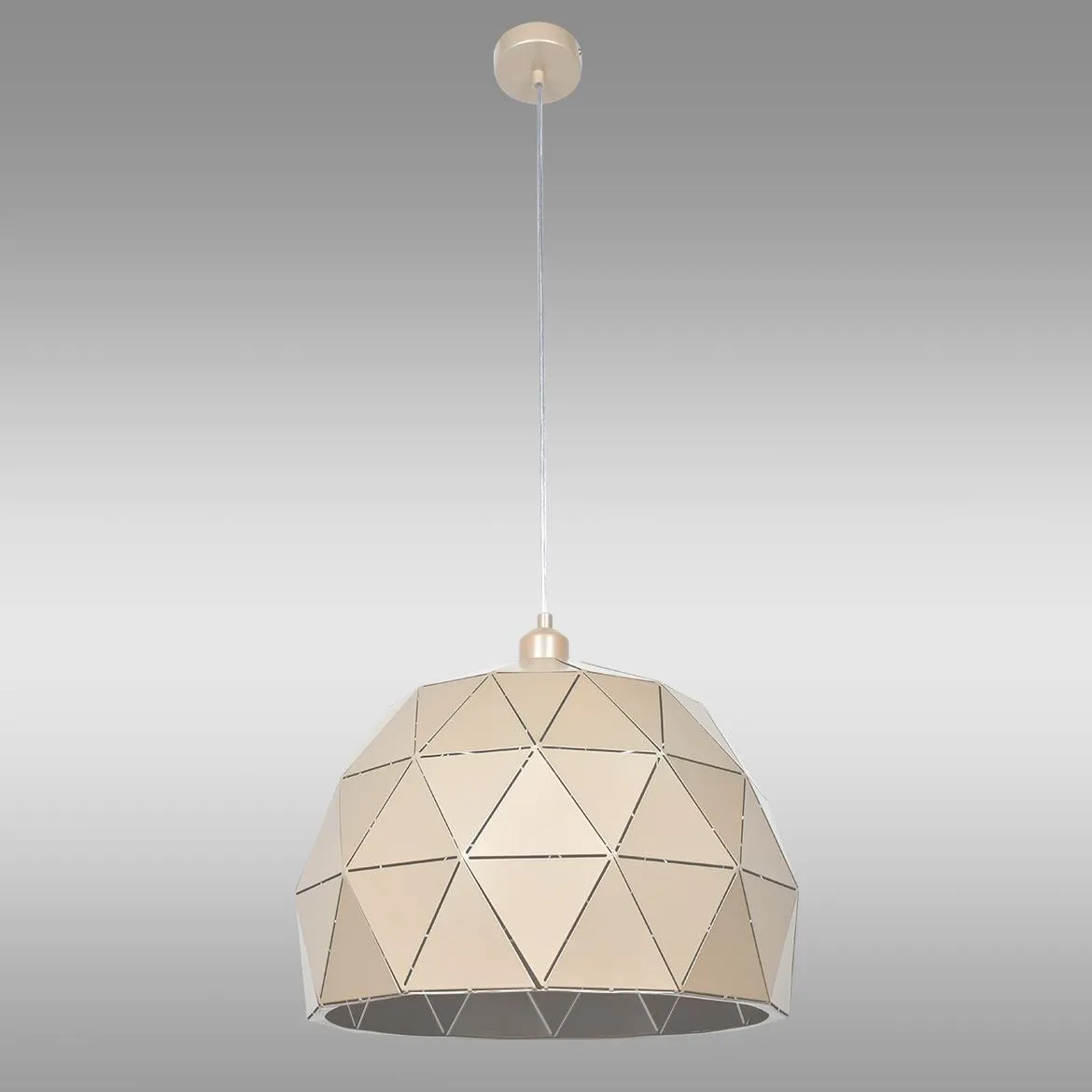 Viseca lampa Pue bež