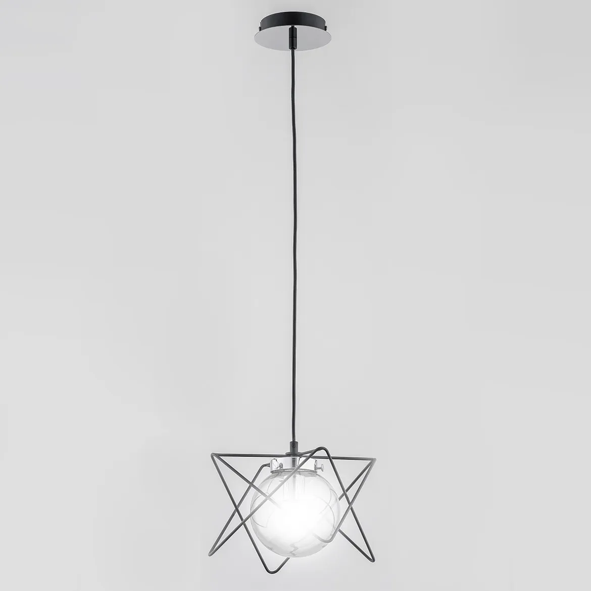 Viseca lampa Sagito Track crna