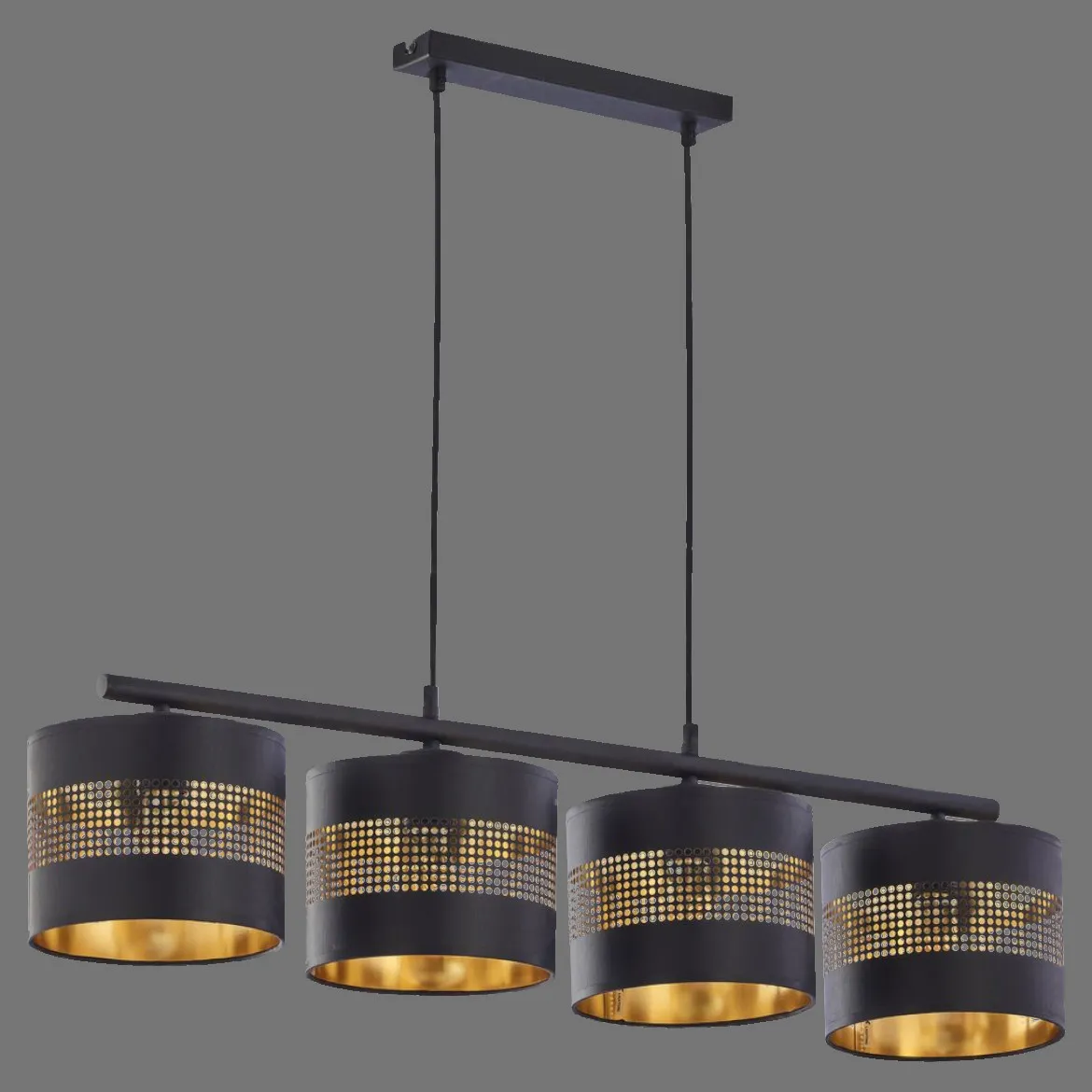 Viseca lampa Togo 4 95x110cm crna