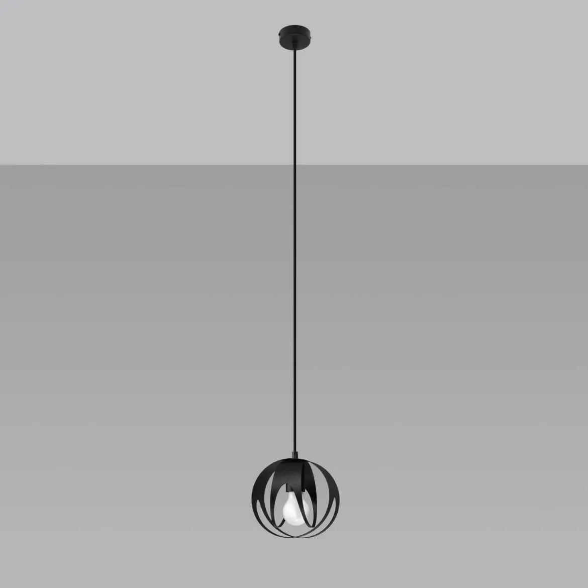 Viseca lampa Tulos 1 crna