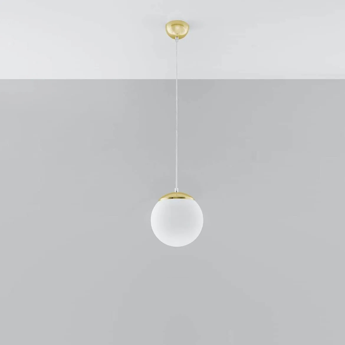 Viseca lampa Ugo 20 zlatna