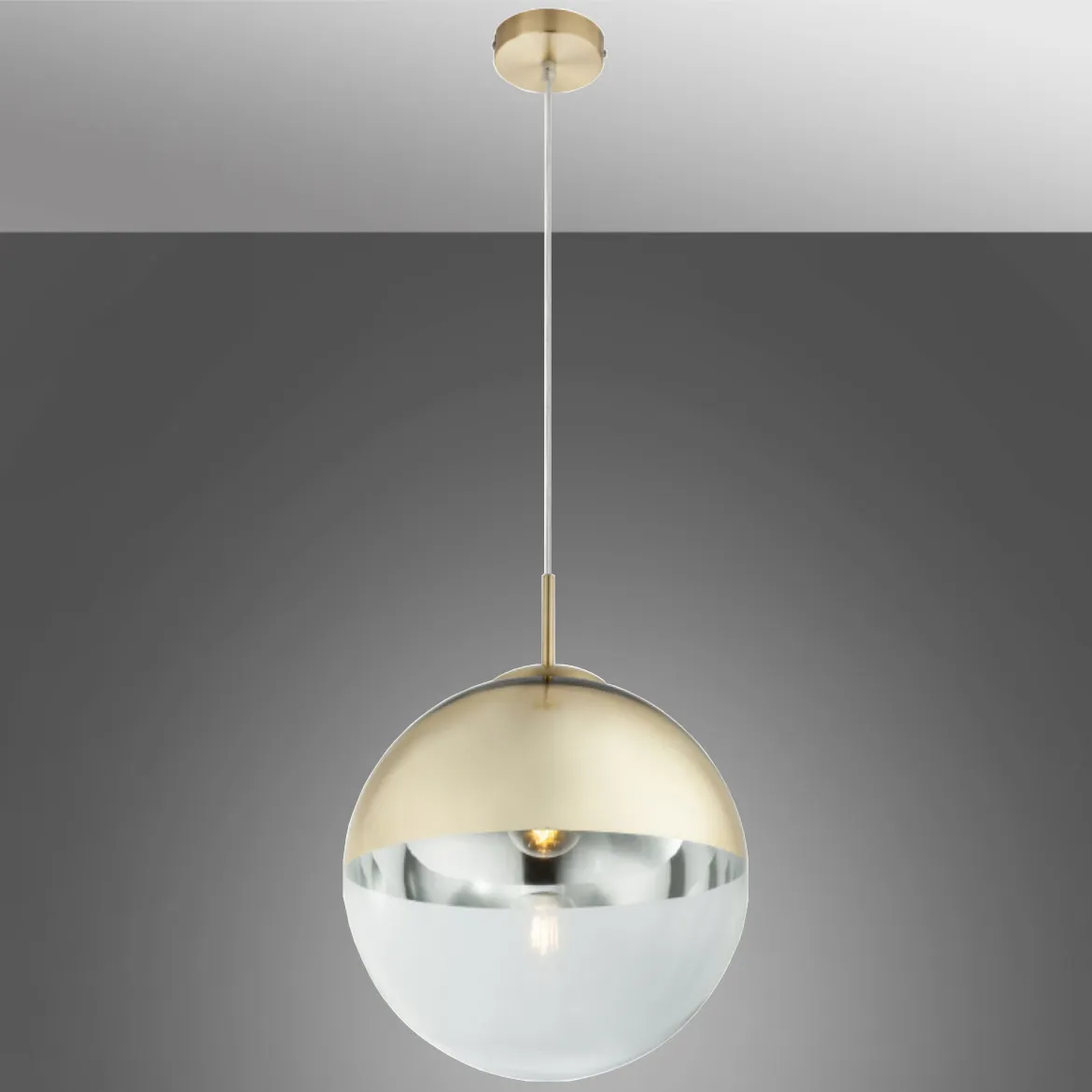 Viseca lampa Varus 1 30cm zlatna