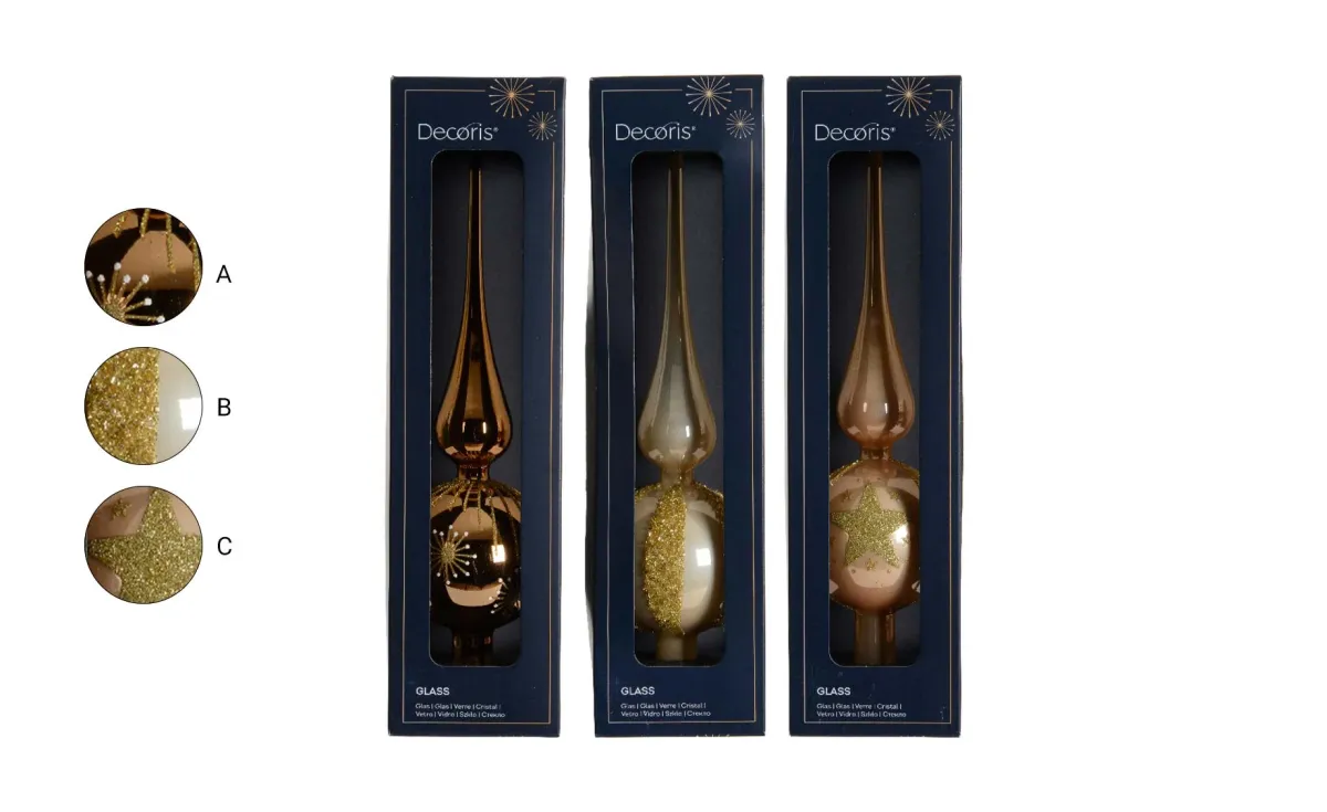 Vrh za jelku Romantic 31cm sort 3