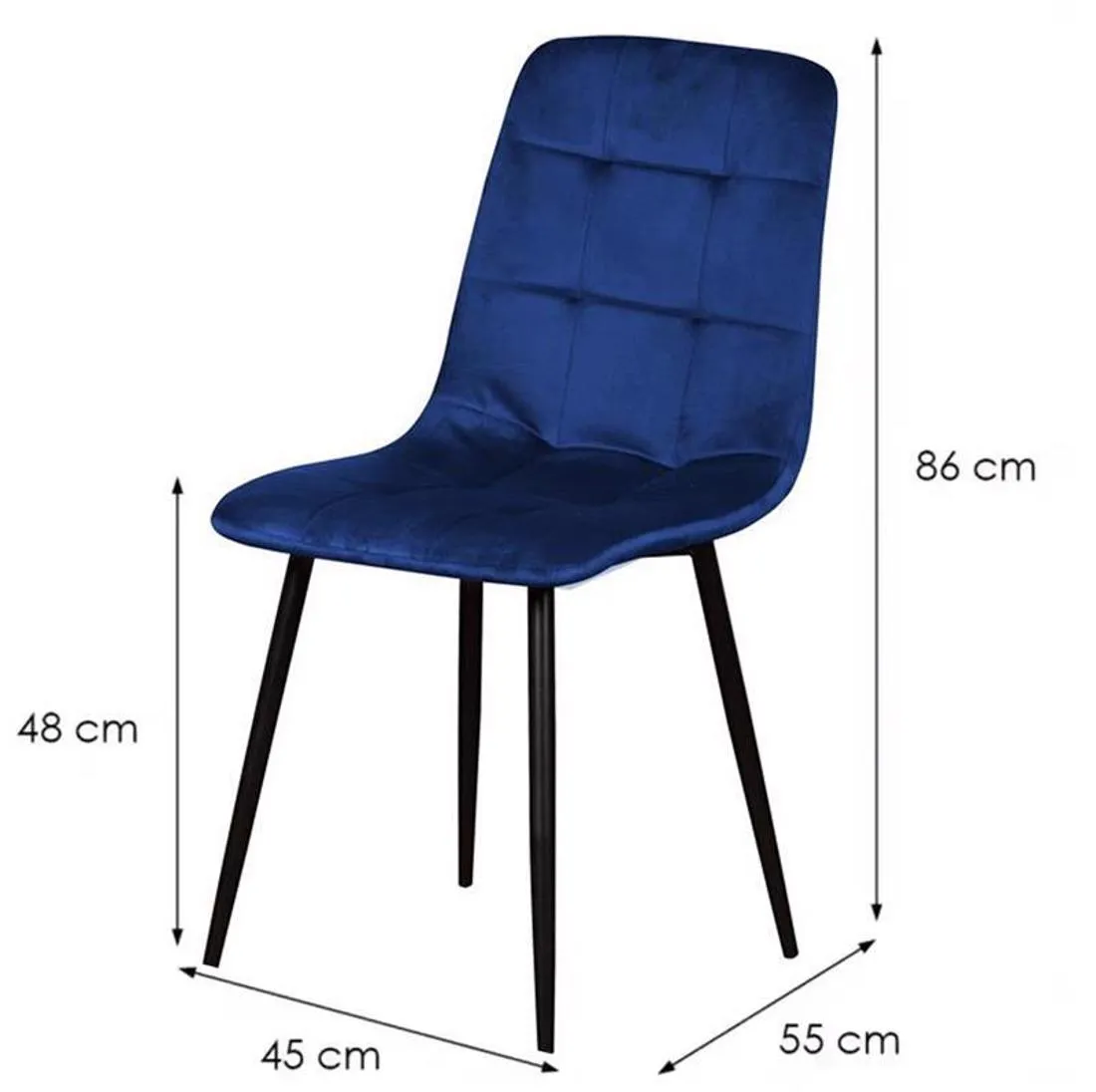W168 stolica tamnoplava