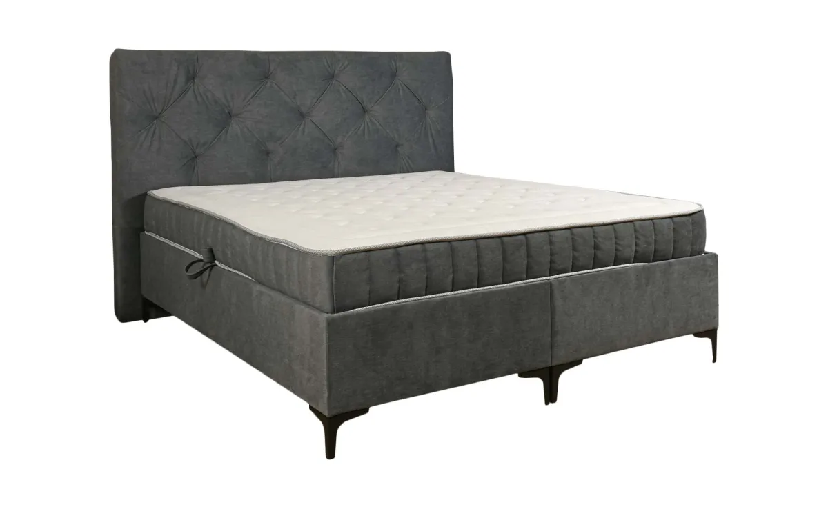 Watford krevet sa prostorom za odlaganje 182x217x126 cm sivi