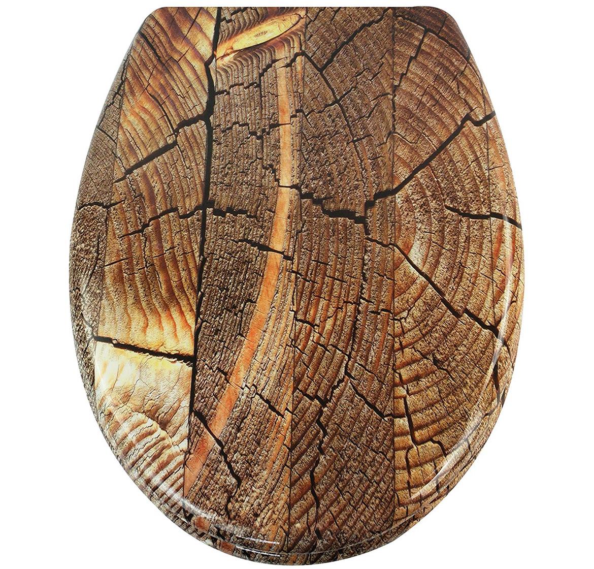 WC daska sporo-spuštajuca MDF Wood