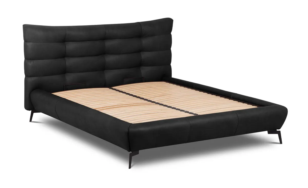 Willow krevet sa prostorom za odlaganje 218x230x110 cm crni