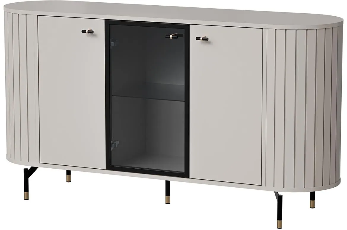 Zante Za3 komoda 3 vrata 150x40x81 cm kašmir
