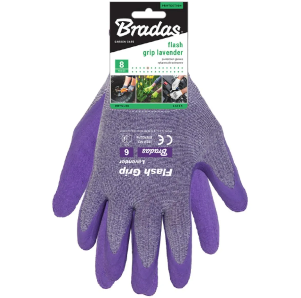 Zaštitne rukavice FLEX GRIP LAVANDA velicina 6
