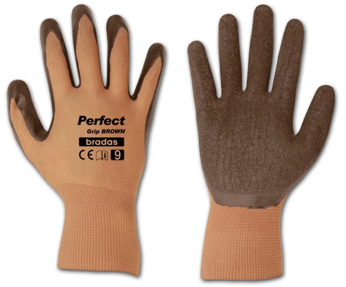 Zaštitne rukavice PERFECT GRIP BROWN velicina 9