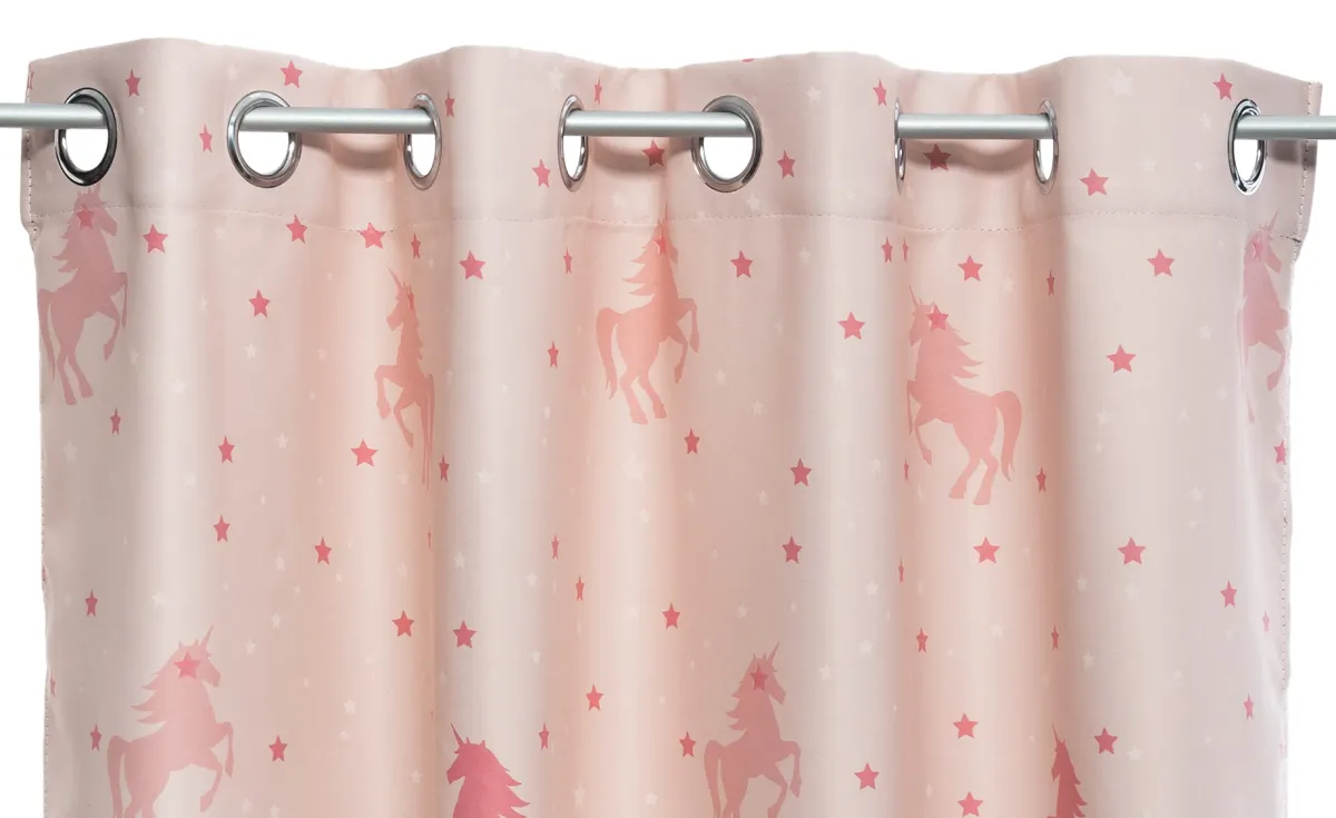 Zavesa Glow Unicorn 140x250cm