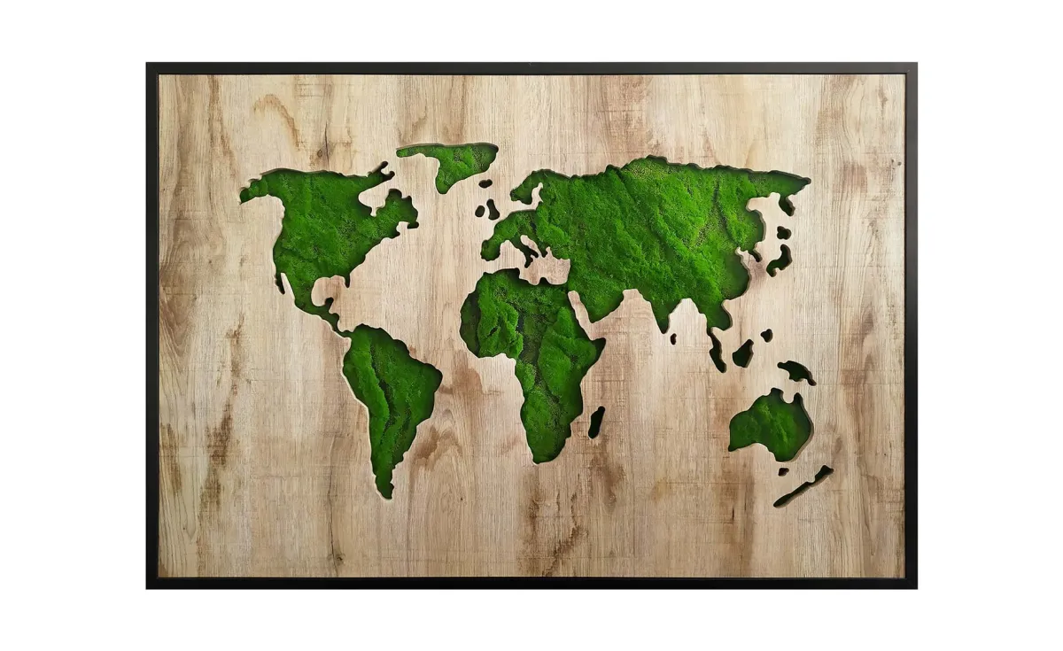 Zidna dekoracija Map 100x70cm