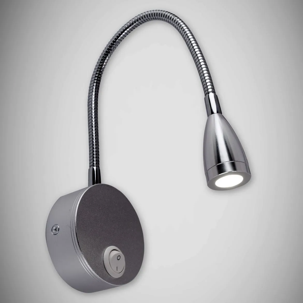 Zidna lampa Nina LED srebrna