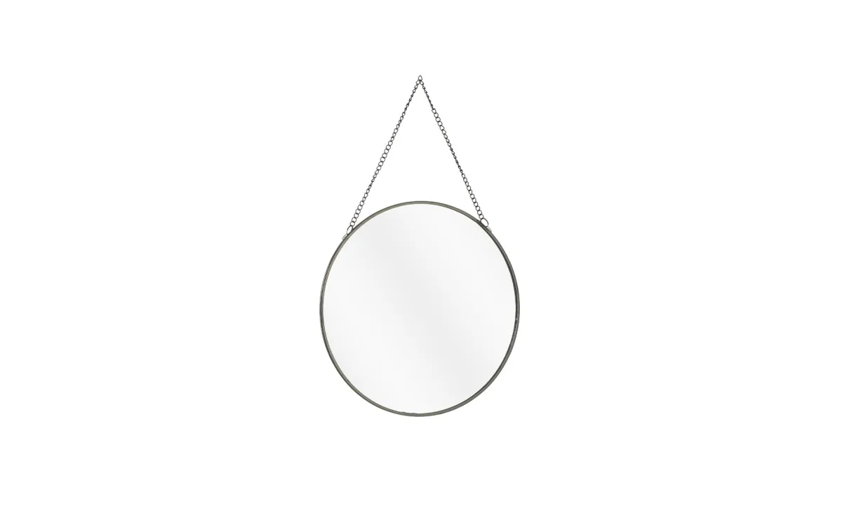 Zidno ogledalo Ember 20cm crno