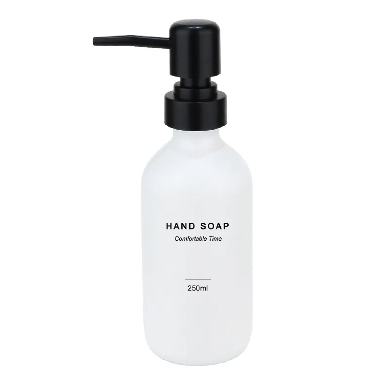 Dozer Stakleni 250ml White/Black A6014ACW