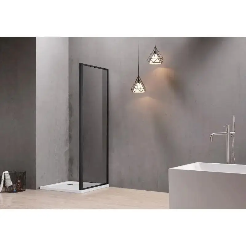 Naa 6310 Bočni Panel 90x195 Matt Black Grey Glass