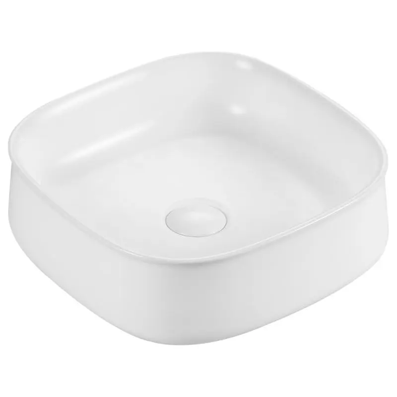 Premium Nadgradni Lavabo Square Bench E-6583 42x42x14 Matt White