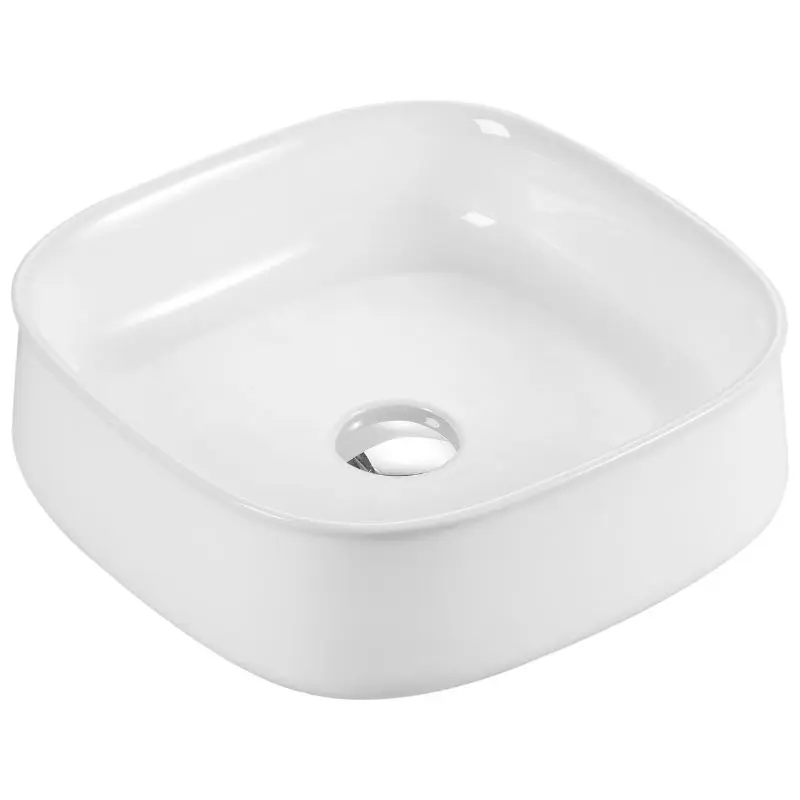 Premium Nadgradni Lavabo Square Bench E-6583 42x42x14 White
