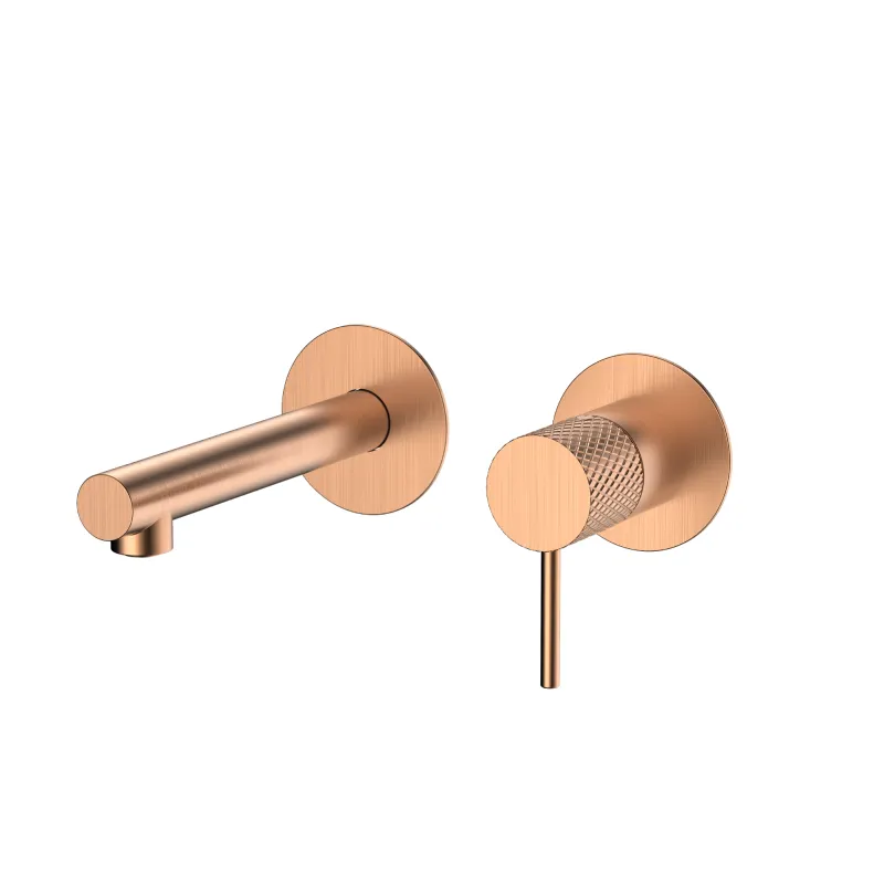Sofia Brushed Rose Gold Baterija Ugradna za Lavabo HB1C39845JS