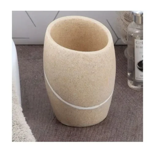Tendance Čaša za Četkice Stone Effect 9,8x7,2x6,5cm 61153104