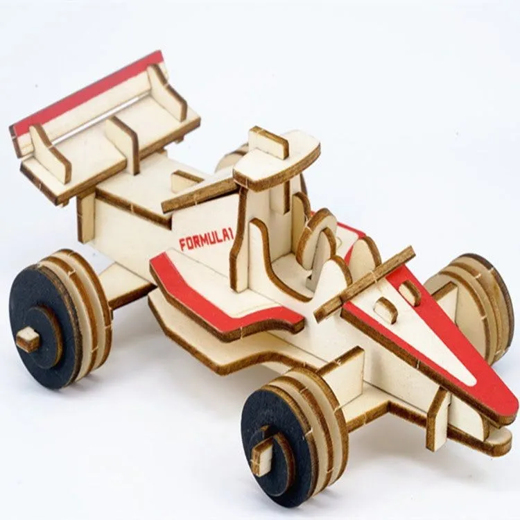 3d drvena puzzle - FORMULA 1